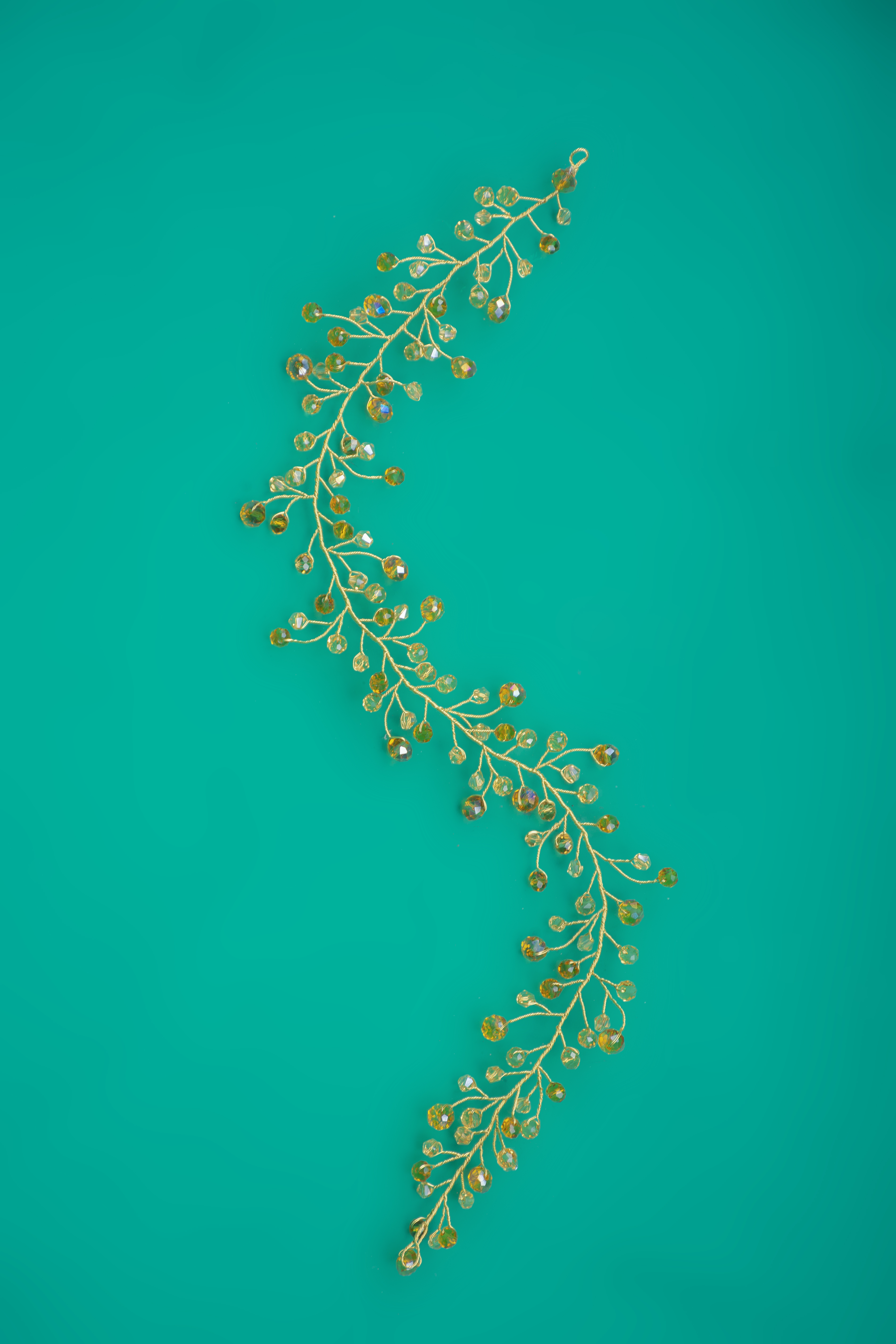 Brown and gold hairvine